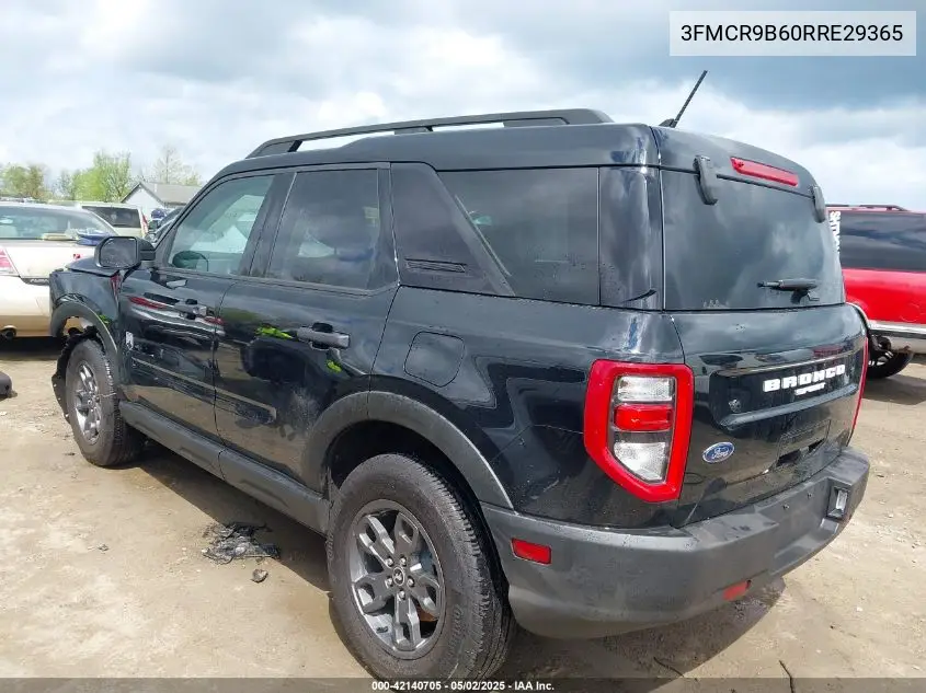 2024 Ford Bronco Sport Big Bend VIN: 3FMCR9B60RRE29365 Lot: 42140705