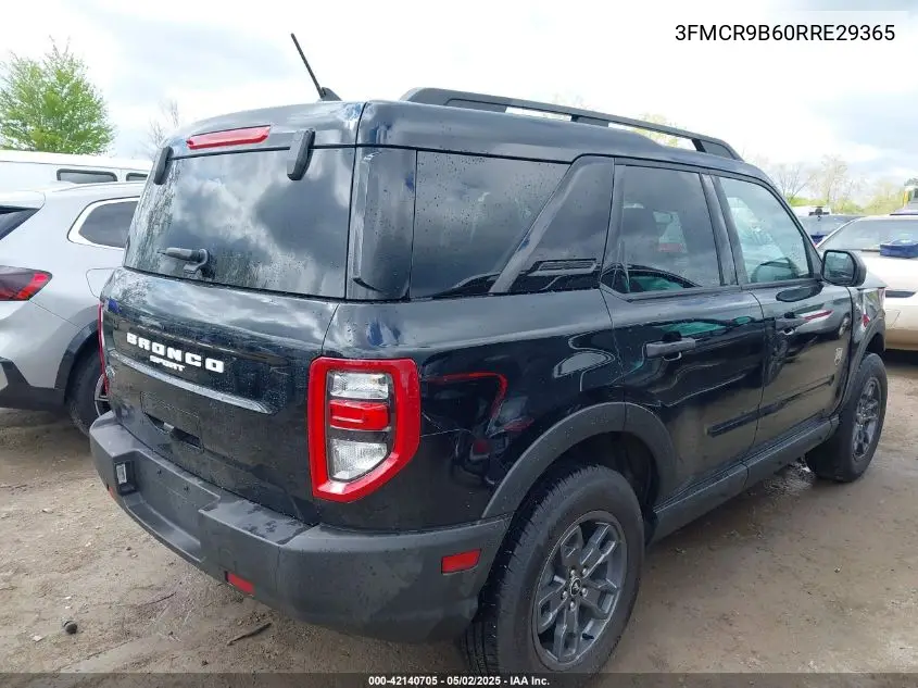 2024 Ford Bronco Sport Big Bend VIN: 3FMCR9B60RRE29365 Lot: 42140705
