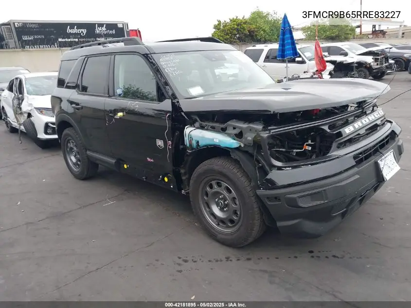 2024 Ford Bronco Sport Big Bend VIN: 3FMCR9B65RRE83227 Lot: 42181895