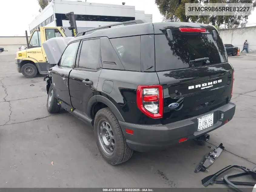 2024 Ford Bronco Sport Big Bend VIN: 3FMCR9B65RRE83227 Lot: 42181895