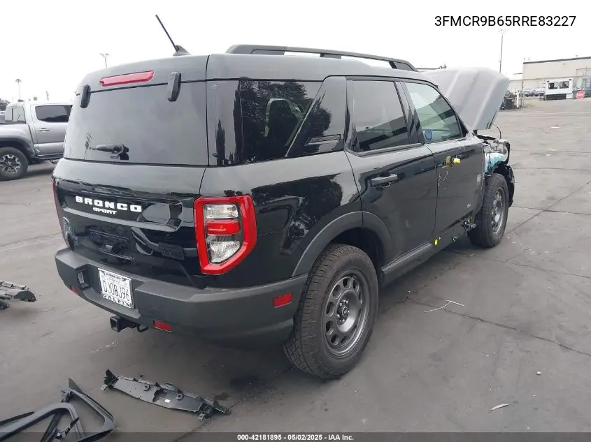 2024 Ford Bronco Sport Big Bend VIN: 3FMCR9B65RRE83227 Lot: 42181895