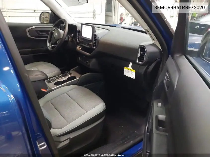 2024 Ford Bronco Sport Big Bend VIN: 3FMCR9B61RRF72020 Lot: 42188623