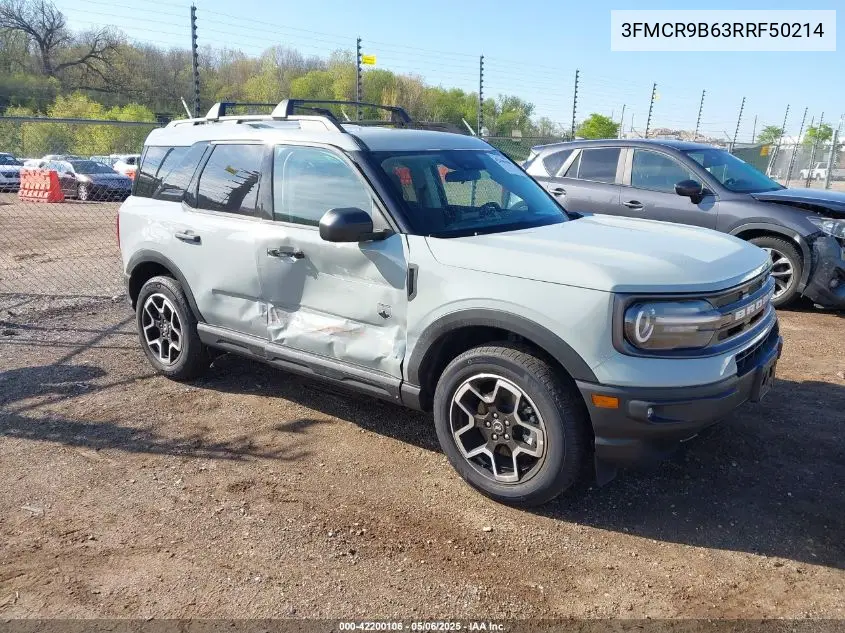 2024 Ford Bronco Sport Big Bend VIN: 3FMCR9B63RRF50214 Lot: 42200106