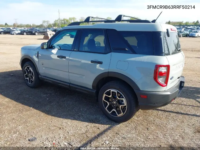 2024 Ford Bronco Sport Big Bend VIN: 3FMCR9B63RRF50214 Lot: 42200106