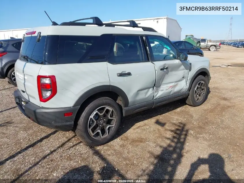 2024 Ford Bronco Sport Big Bend VIN: 3FMCR9B63RRF50214 Lot: 42200106