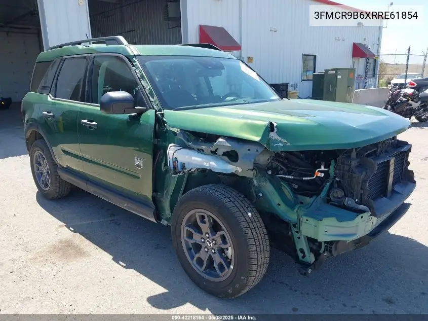 2024 Ford Bronco Sport Big Bend VIN: 3FMCR9B6XRRE61854 Lot: 42218164