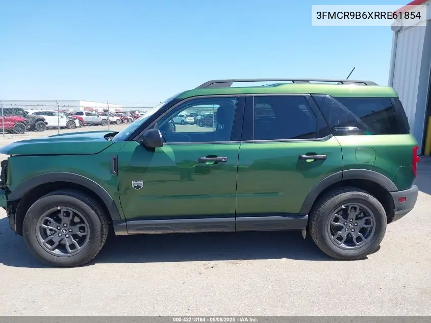 2024 Ford Bronco Sport Big Bend VIN: 3FMCR9B6XRRE61854 Lot: 42218164
