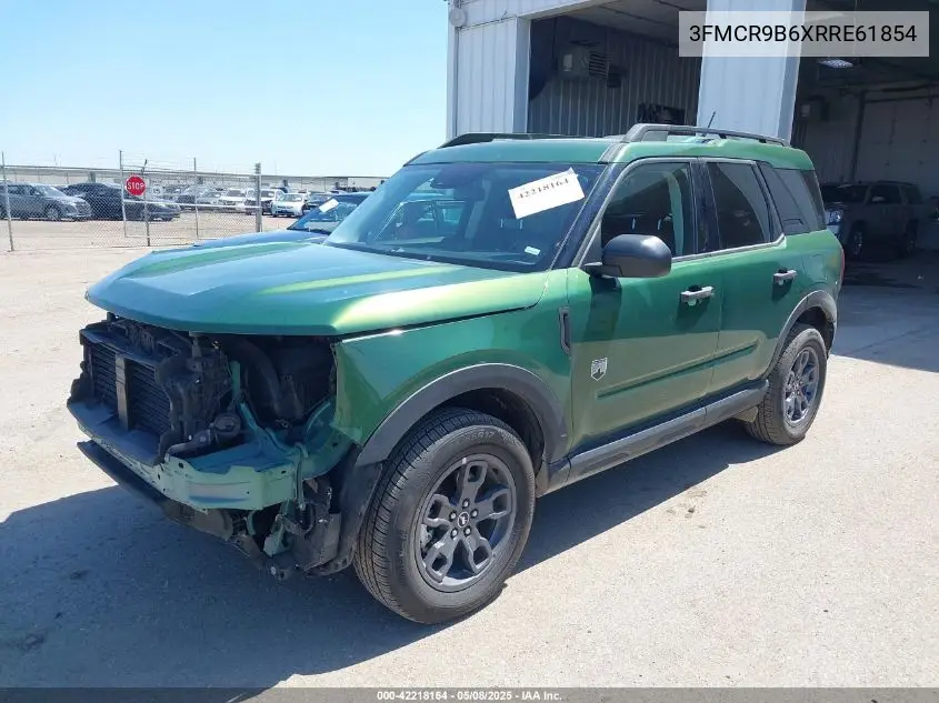2024 Ford Bronco Sport Big Bend VIN: 3FMCR9B6XRRE61854 Lot: 42218164