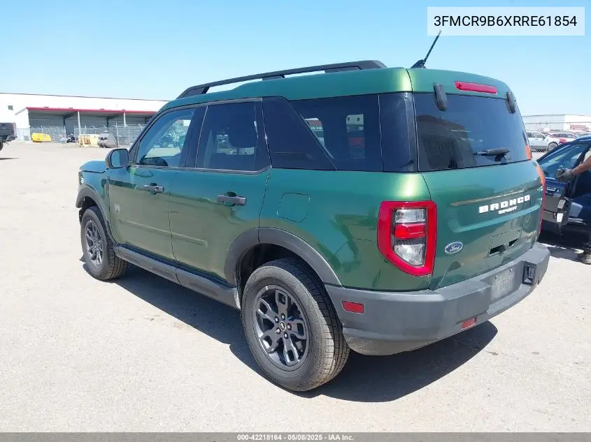 2024 Ford Bronco Sport Big Bend VIN: 3FMCR9B6XRRE61854 Lot: 42218164