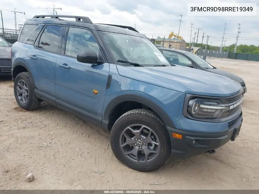 2024 Ford Bronco Sport Badlands VIN: 3FMCR9D98RRE19349 Lot: 42230894