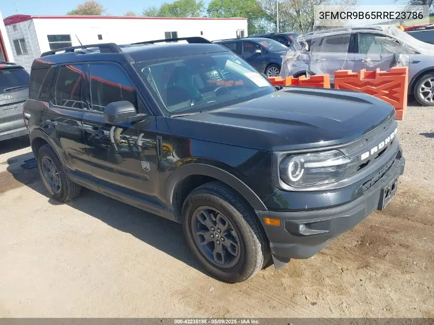 2024 Ford Bronco Sport Big Bend VIN: 3FMCR9B65RRE23786 Lot: 42235198