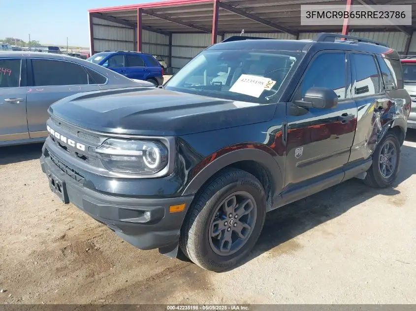 2024 Ford Bronco Sport Big Bend VIN: 3FMCR9B65RRE23786 Lot: 42235198