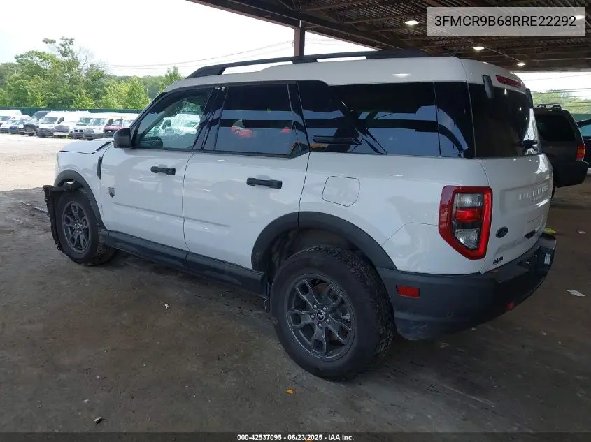 2024 Ford Bronco Sport Big Bend VIN: 3FMCR9B68RRE22292 Lot: 42537095