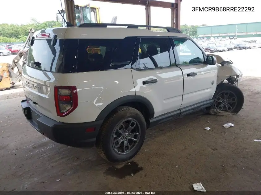 2024 Ford Bronco Sport Big Bend VIN: 3FMCR9B68RRE22292 Lot: 42537095