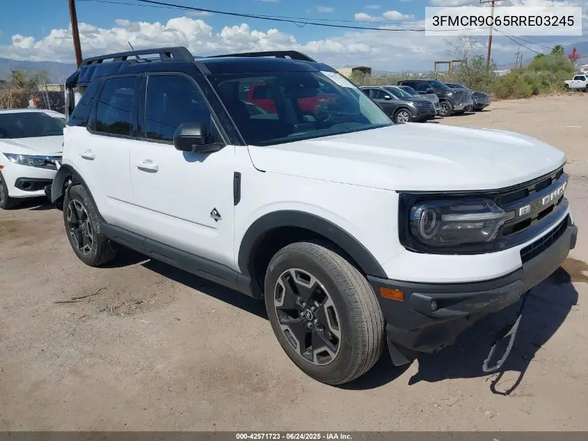 2024 Ford Bronco Sport Outer Banks VIN: 3FMCR9C65RRE03245 Lot: 42571723