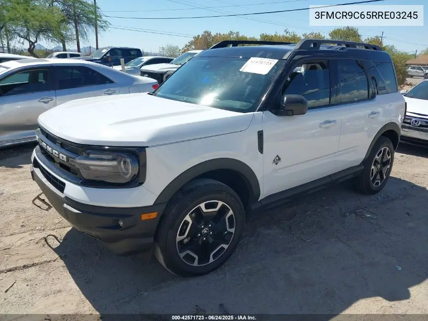 2024 Ford Bronco Sport Outer Banks VIN: 3FMCR9C65RRE03245 Lot: 42571723