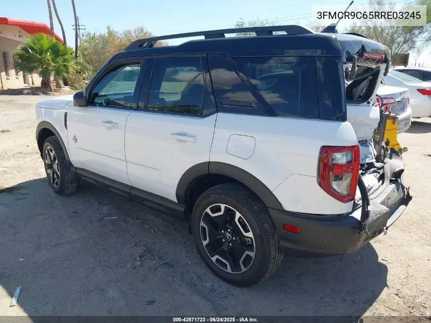 2024 Ford Bronco Sport Outer Banks VIN: 3FMCR9C65RRE03245 Lot: 42571723