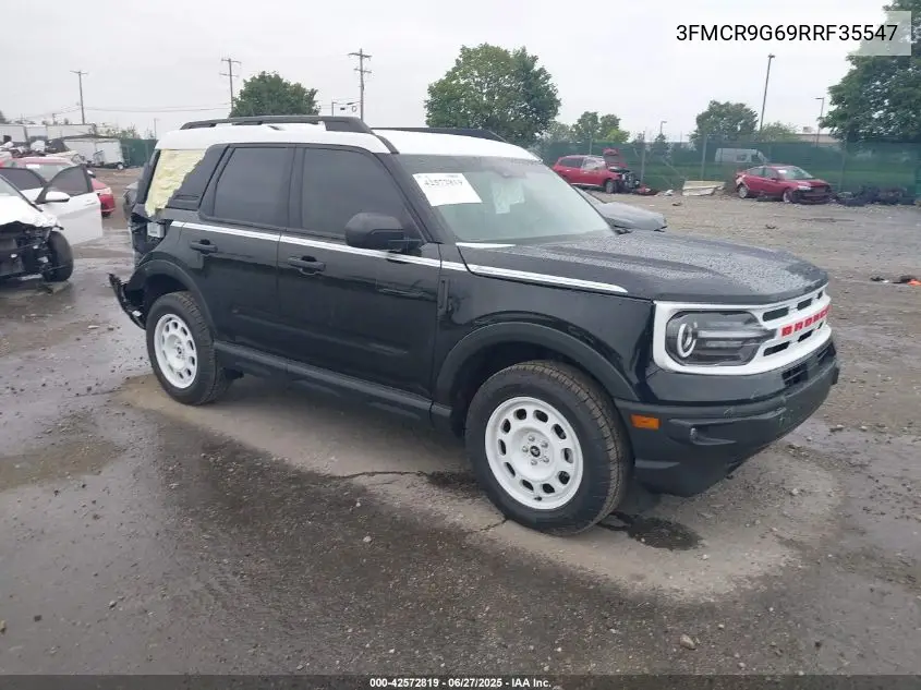 2024 Ford Bronco Sport Heritage VIN: 3FMCR9G69RRF35547 Lot: 42572819