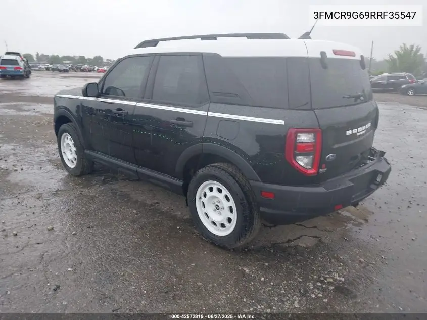 2024 Ford Bronco Sport Heritage VIN: 3FMCR9G69RRF35547 Lot: 42572819