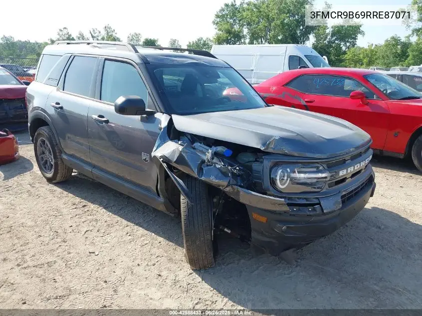 2024 Ford Bronco Sport Big Bend VIN: 3FMCR9B69RRE87071 Lot: 42588433