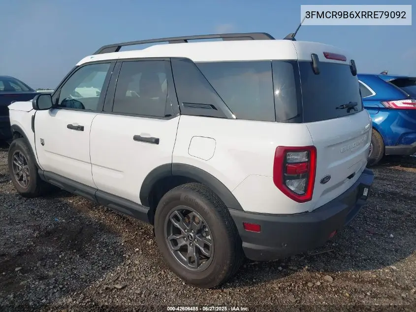 2024 Ford Bronco Sport Big Bend VIN: 3FMCR9B6XRRE79092 Lot: 42606485