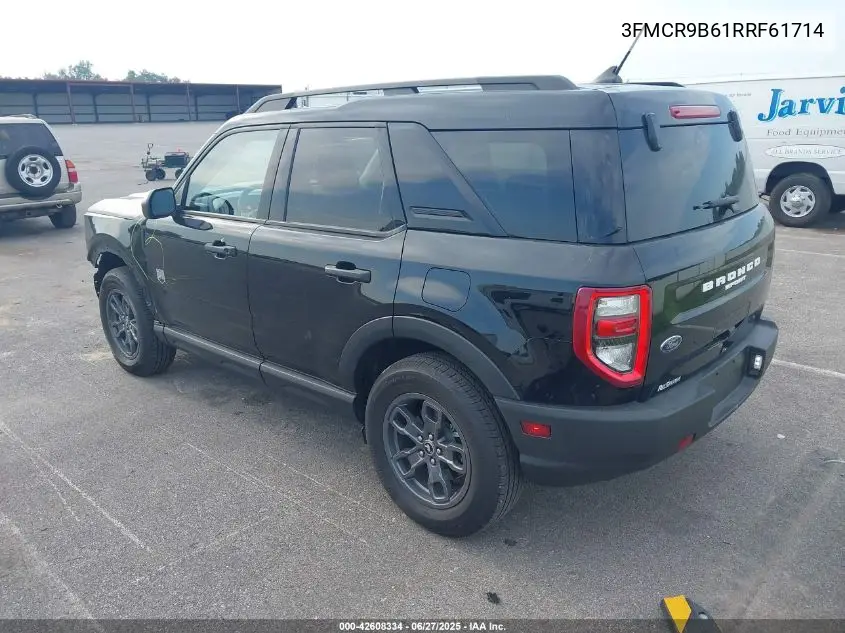 2024 Ford Bronco Sport Big Bend VIN: 3FMCR9B61RRF61714 Lot: 42608334