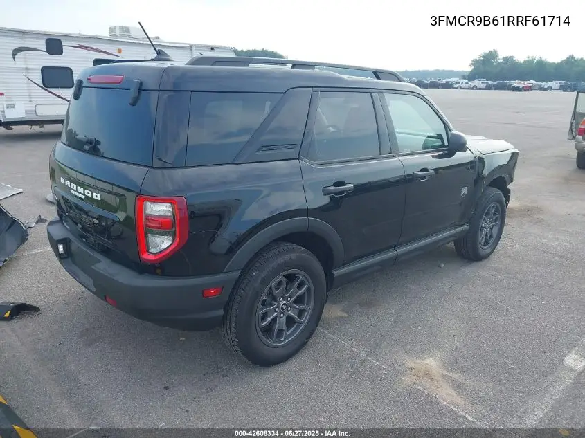 2024 Ford Bronco Sport Big Bend VIN: 3FMCR9B61RRF61714 Lot: 42608334
