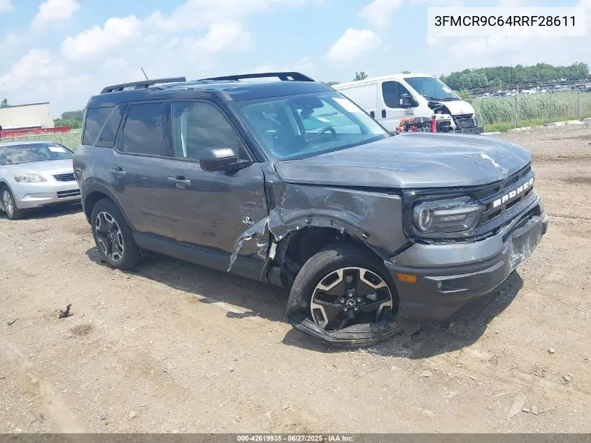 2024 Ford Bronco Sport Outer Banks VIN: 3FMCR9C64RRF28611 Lot: 42619935