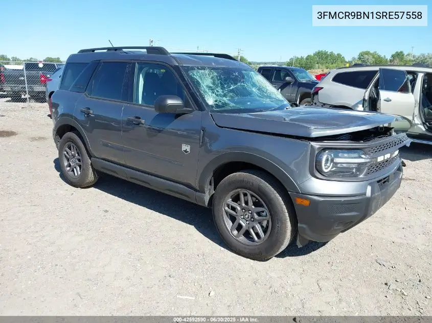 2025 Ford Bronco Sport Big Bend VIN: 3FMCR9BN1SRE57558 Lot: 42592590