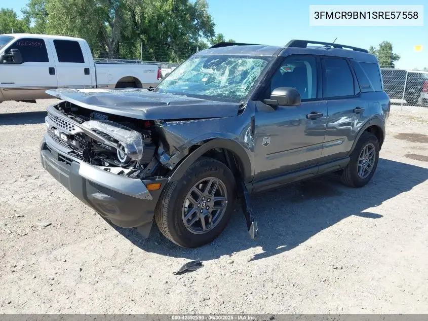 2025 Ford Bronco Sport Big Bend VIN: 3FMCR9BN1SRE57558 Lot: 42592590