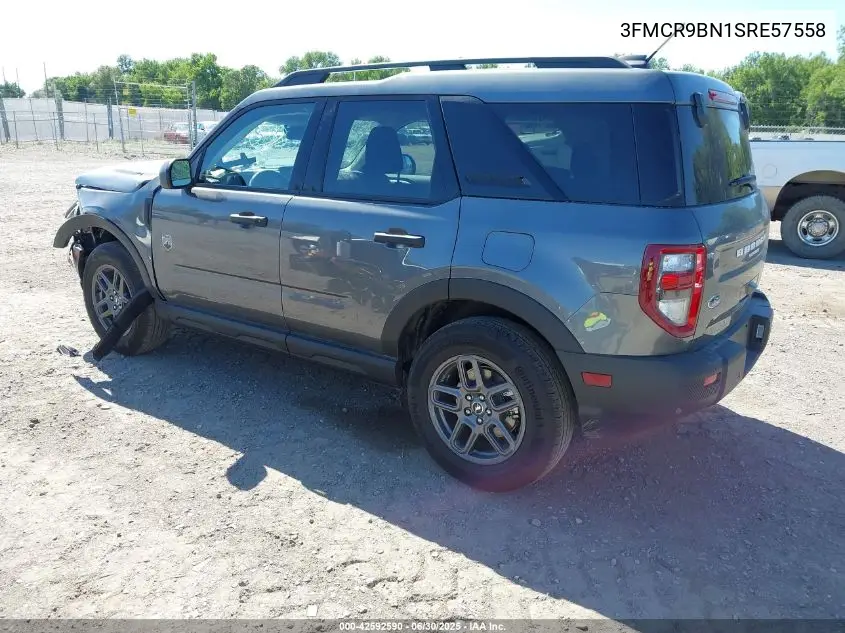 2025 Ford Bronco Sport Big Bend VIN: 3FMCR9BN1SRE57558 Lot: 42592590