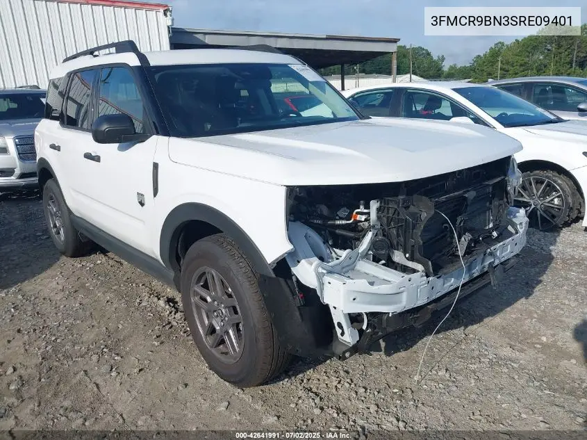 2025 Ford Bronco Sport Big Bend VIN: 3FMCR9BN3SRE09401 Lot: 42641991