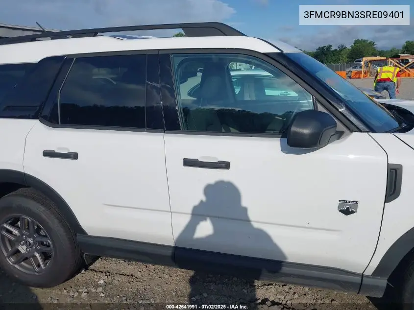 2025 Ford Bronco Sport Big Bend VIN: 3FMCR9BN3SRE09401 Lot: 42641991