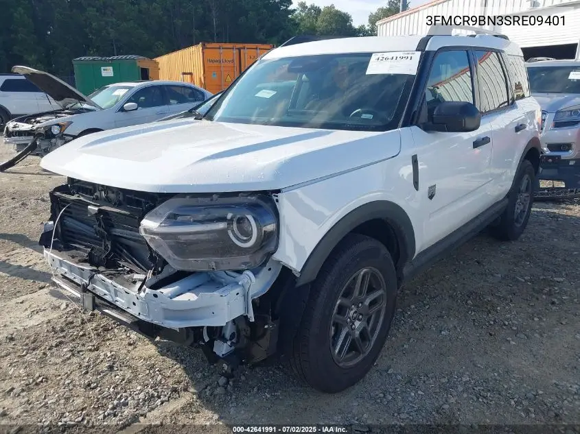 2025 Ford Bronco Sport Big Bend VIN: 3FMCR9BN3SRE09401 Lot: 42641991
