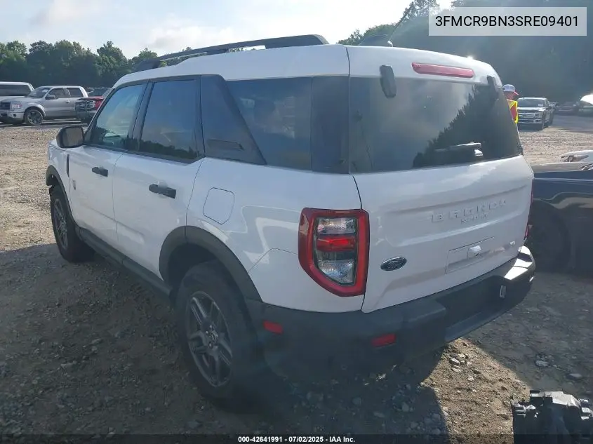 2025 Ford Bronco Sport Big Bend VIN: 3FMCR9BN3SRE09401 Lot: 42641991