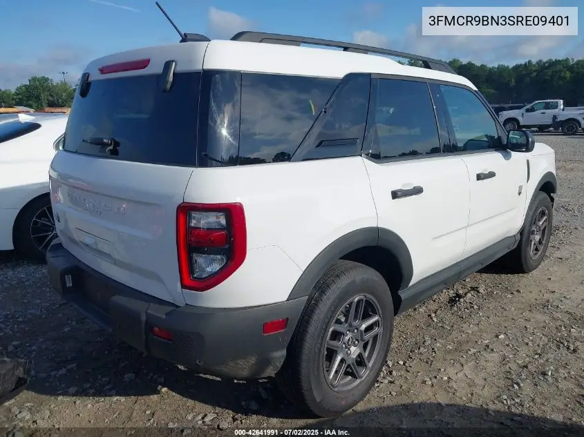 2025 Ford Bronco Sport Big Bend VIN: 3FMCR9BN3SRE09401 Lot: 42641991