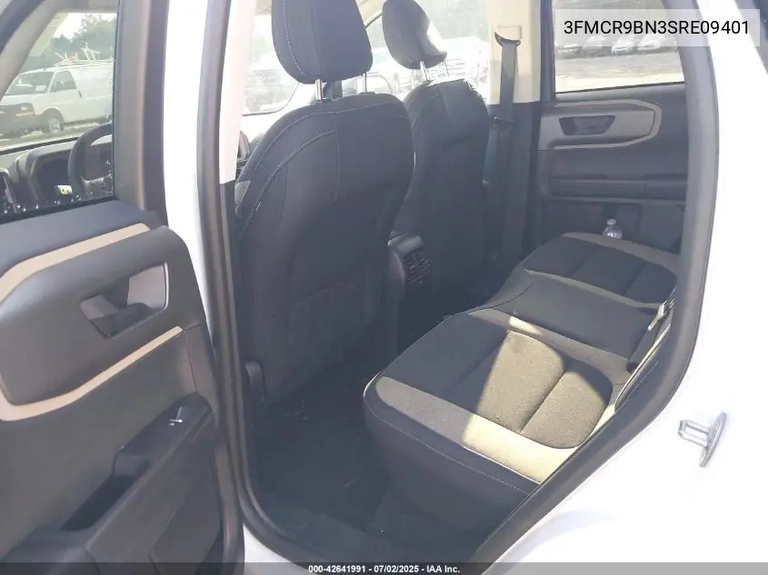 2025 Ford Bronco Sport Big Bend VIN: 3FMCR9BN3SRE09401 Lot: 42641991