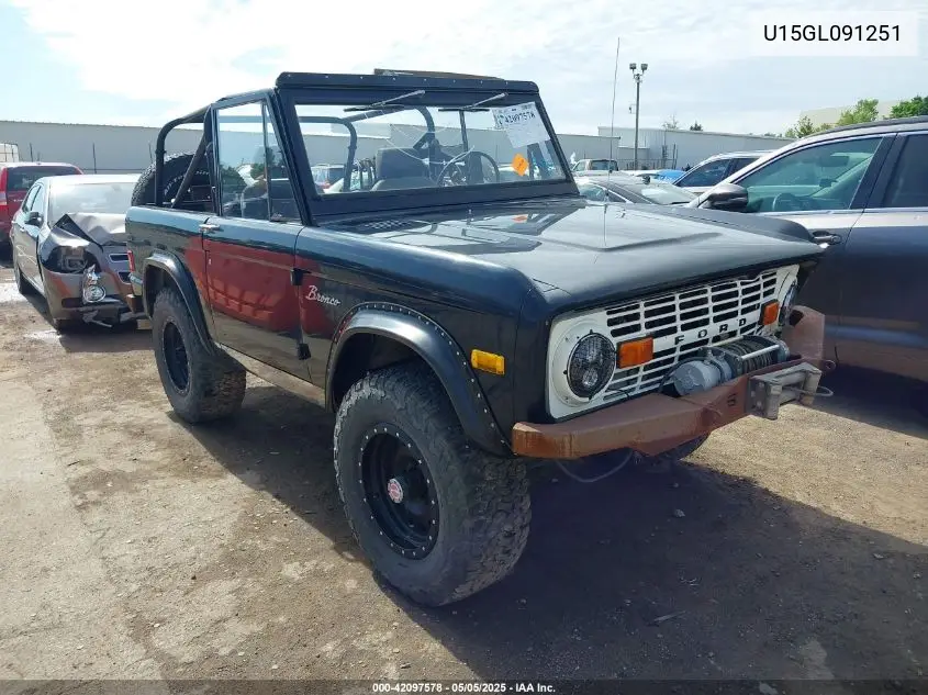 1977 Ford Bronco VIN: U15GL091251 Lot: 42097578