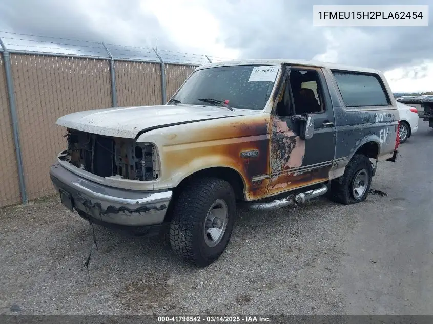 1993 Ford Bronco U100 VIN: 1FMEU15H2PLA62454 Lot: 41796542