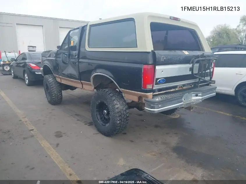 1994 Ford Bronco U100 VIN: 1FMEU15H1RLB15213 Lot: 42017933