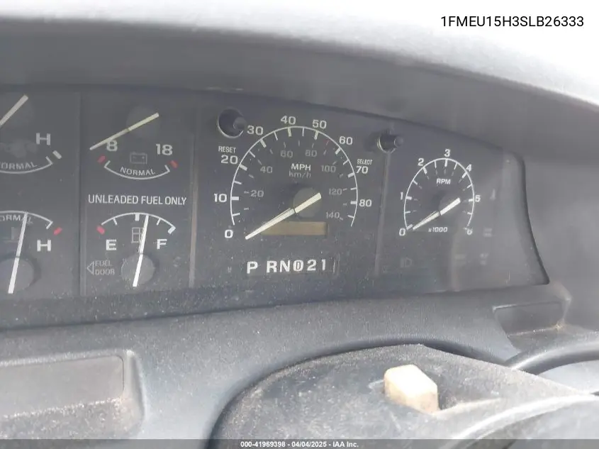 1995 Ford Bronco U100 VIN: 1FMEU15H3SLB26333 Lot: 41969398