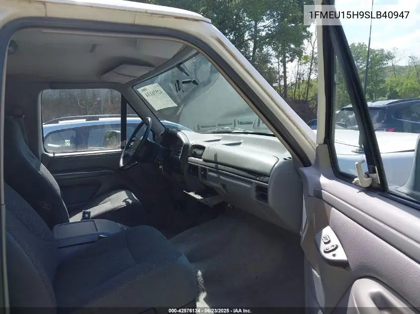 1995 Ford Bronco U100 VIN: 1FMEU15H9SLB40947 Lot: 42576134