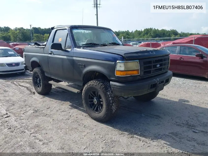 1995 Ford Bronco U100 VIN: 1FMEU15H8SLB07406 Lot: 42630795