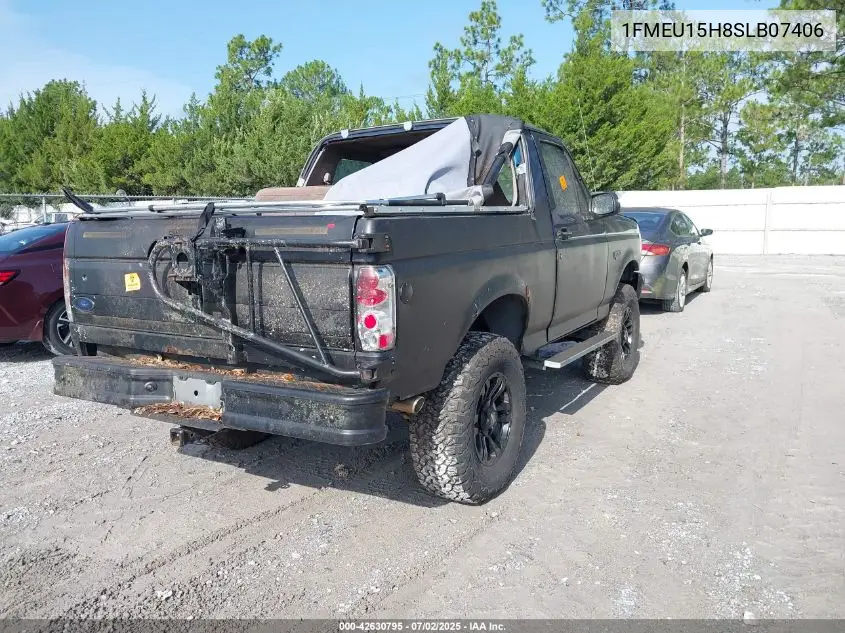 1995 Ford Bronco U100 VIN: 1FMEU15H8SLB07406 Lot: 42630795