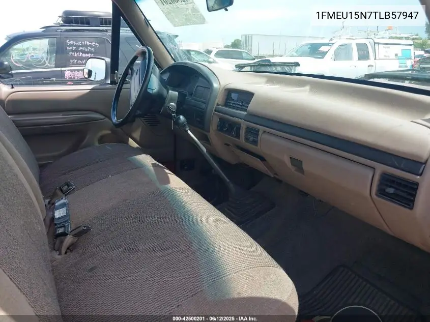 1996 Ford Bronco U100 VIN: 1FMEU15N7TLB57947 Lot: 42500201