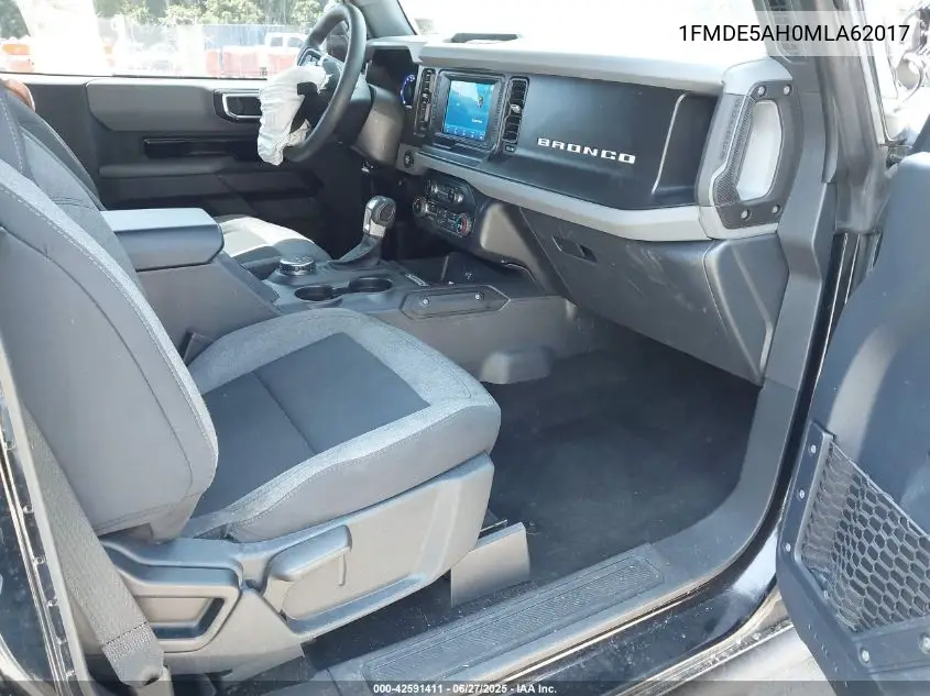 2021 Ford Bronco VIN: 1FMDE5AH0MLA62017 Lot: 42591411