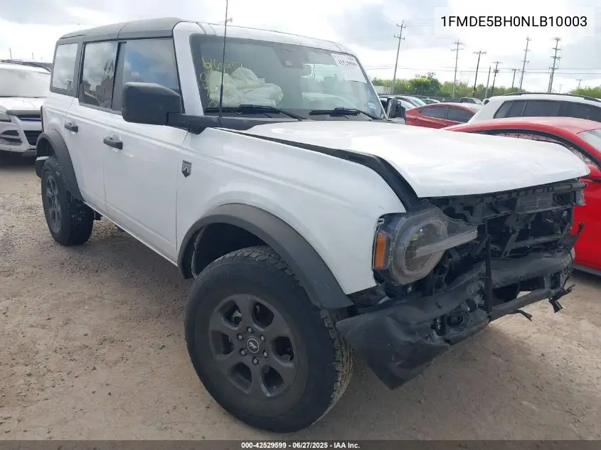 2022 Ford Bronco Big Bend VIN: 1FMDE5BH0NLB10003 Lot: 42529599