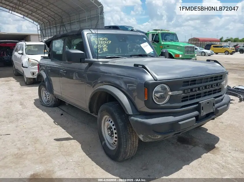 2022 Ford Bronco VIN: 1FMDE5BH0NLB72047 Lot: 42580995