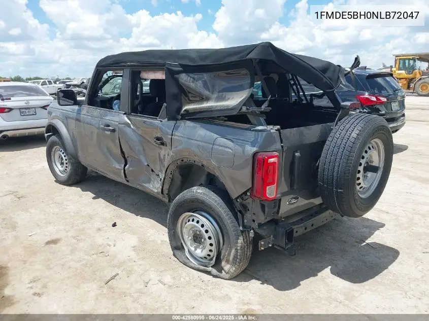 2022 Ford Bronco VIN: 1FMDE5BH0NLB72047 Lot: 42580995