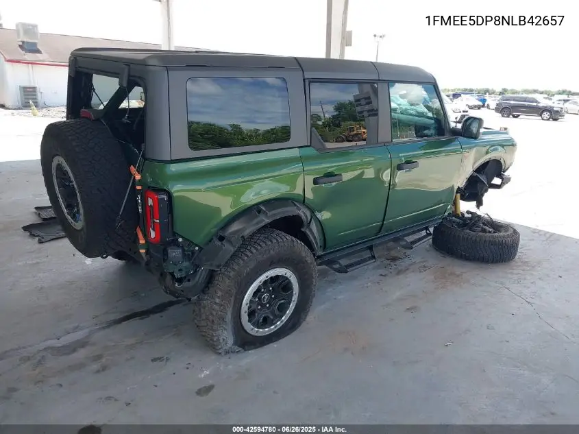 2022 Ford Bronco Badlands VIN: 1FMEE5DP8NLB42657 Lot: 42594780